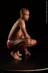 Kneeling reference poses of Aaron